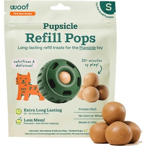 image:imageWOOF Pupsicle Birthday Pops  Healthy Dog Treats  PreMade Pupsicle Refills Wholesome Ingredients  Naturally Sweet  CakeFlavored Birthday Treat for Dogs  LargeBeef