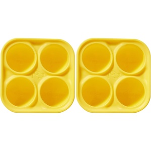 image:imageWOOF Pupsicle Treat Tray Mold Large 2575lbs Silicone Molds for Dog Treats Dishwasher Safe Reusable Treat Tray Freeze Refill Treats For The Pupsicle ToyLarge Pack of 2