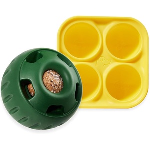 image:imageWOOF Pupsicle and Treat Tray  LongLasting Interactive Dog Ball Toy and Silicone Dog Treat Mold  Keep Your Pup Busy  Easy to Clean  Toys for Medium and Large Dogs 2575 lbsSmall Pupsicle  Small Treat Tray