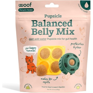 image:imageWoof Doggy Dental Pupsicle Mix  Dog Teeth Cleaning Powder for the Pupsicle  Long Lasting Postbiotic Dental Enzyme Mix to Support Oral Health for DogsBalanced Belly