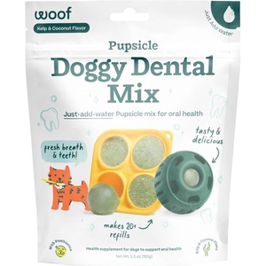 image:imageWoof Doggy Dental Pupsicle Mix  Dog Teeth Cleaning Powder for the Pupsicle  Long Lasting Postbiotic Dental Enzyme Mix to Support Oral Health for DogsDental Mix