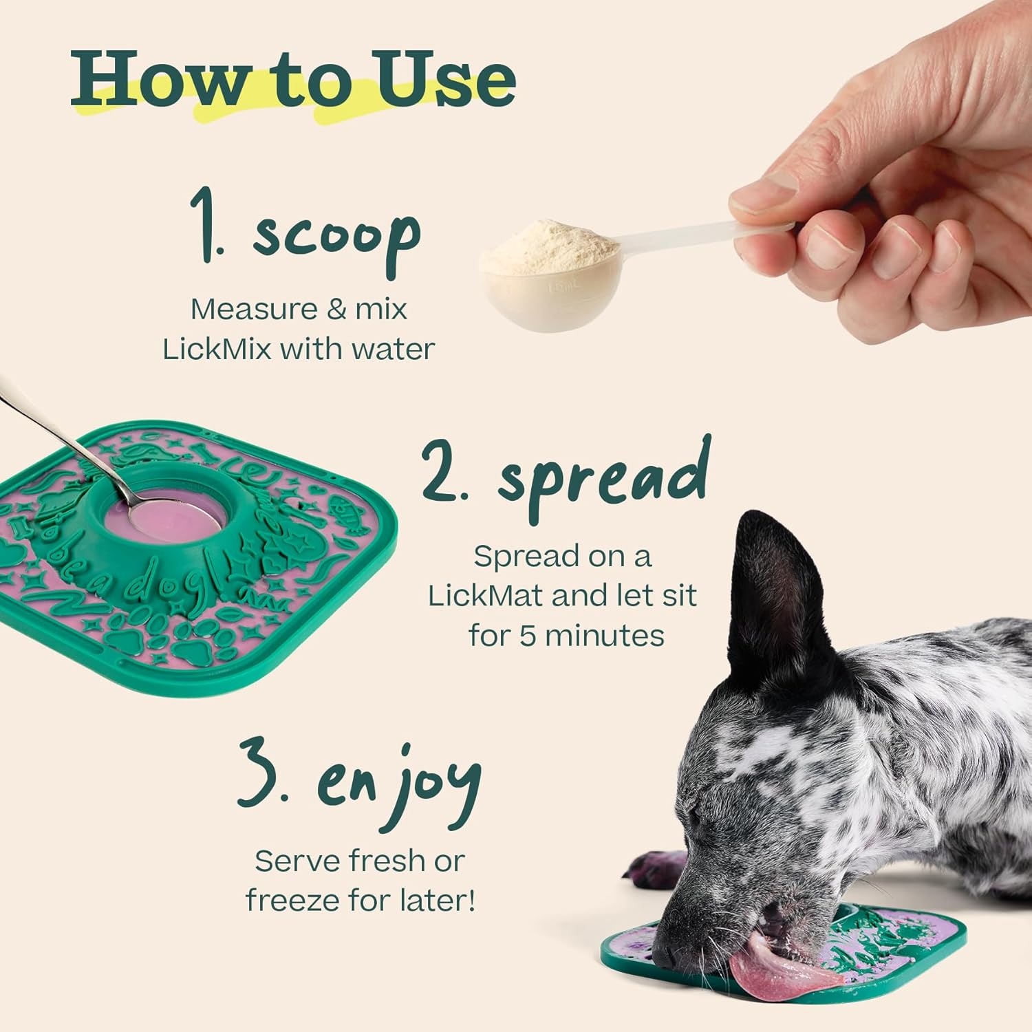image:imageWOOF LickMixes Dog Lick Mat Spread and Meal Topper Delicious and Lower Calorie Made with Wholesome Ingredients Perfect for Dog Enrichment Bacon amp CheeseCalming Lick Mix