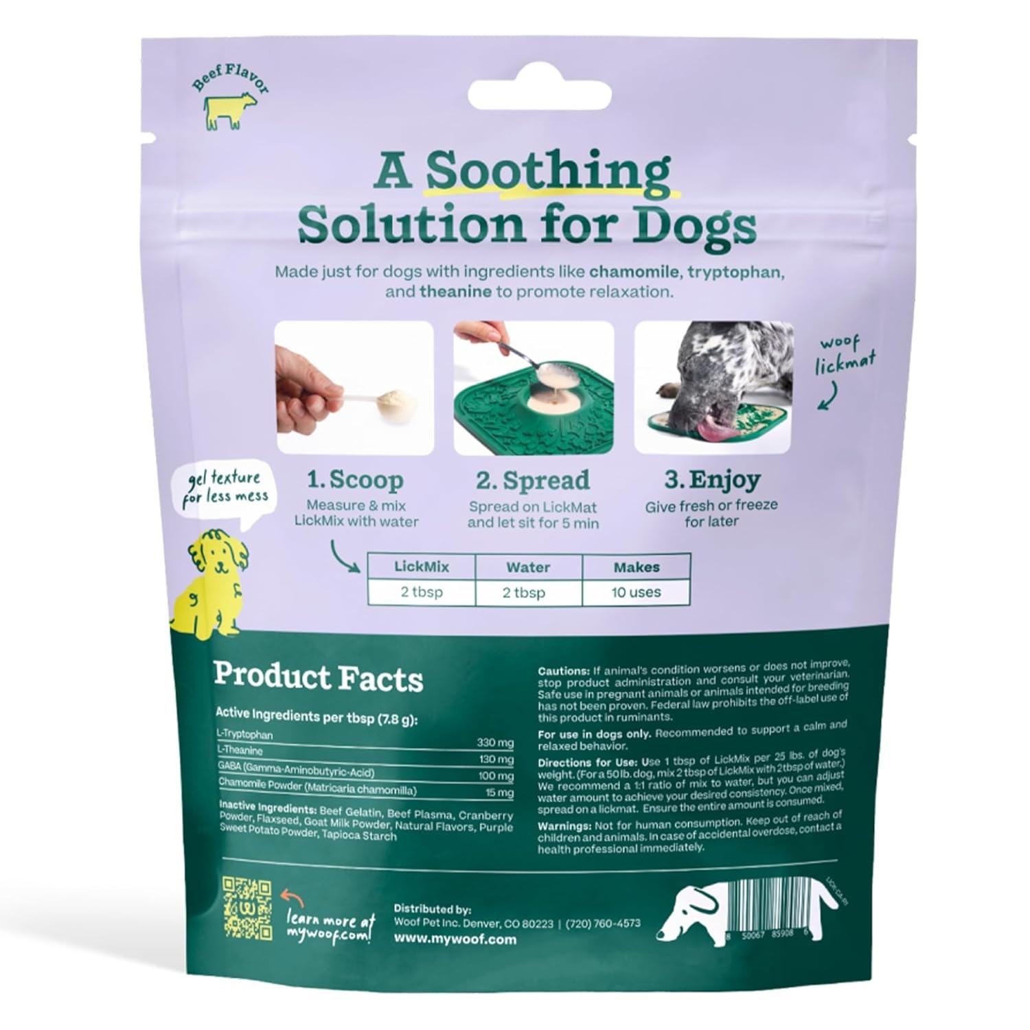 image:imageWOOF LickMixes Dog Lick Mat Spread and Meal Topper Delicious and Lower Calorie Made with Wholesome Ingredients Perfect for Dog Enrichment Bacon amp CheeseCalming Lick Mix