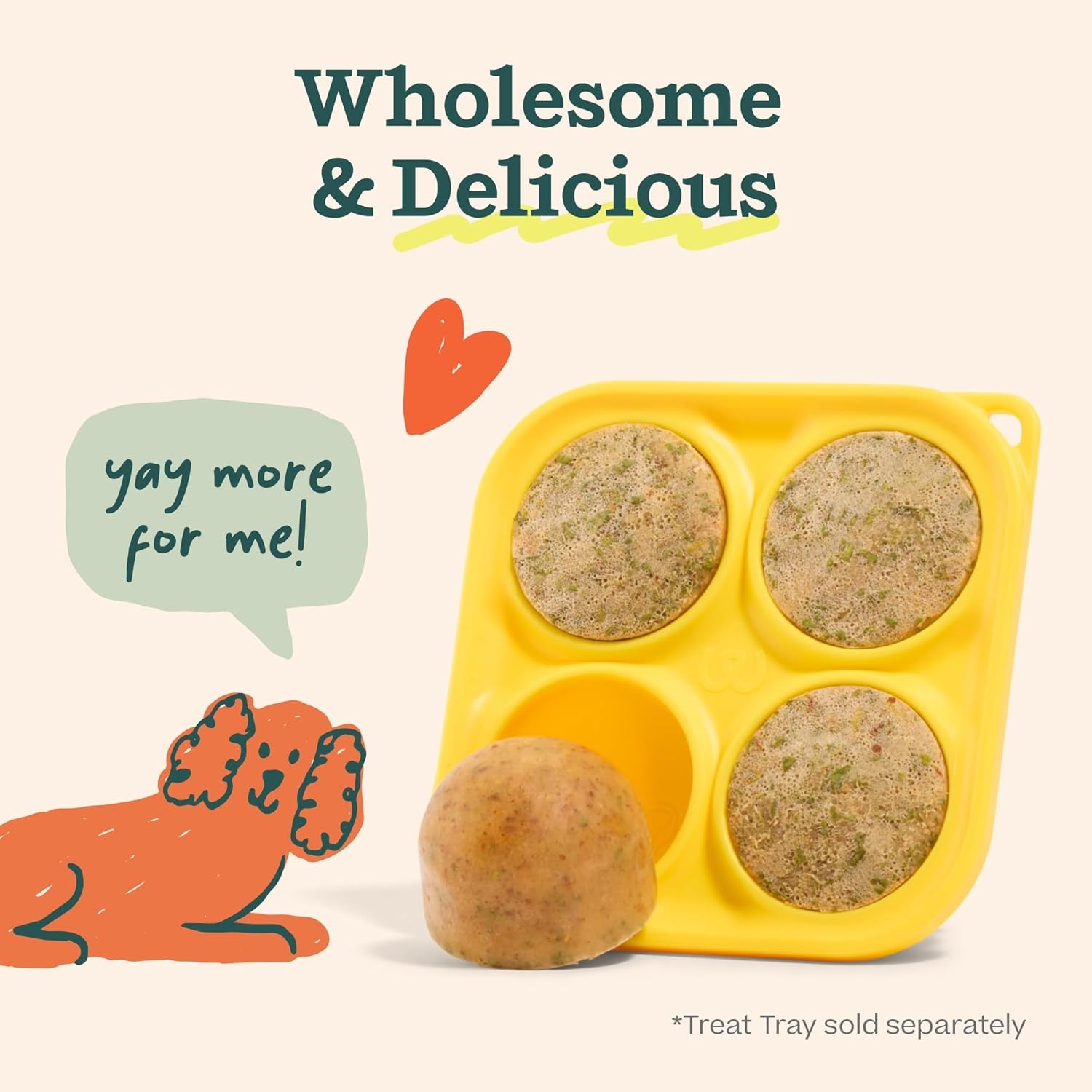 image:imageWOOF Pupsicle Mix Sample Pack EasytoMake DIY Pupsicle Refills Delicious Mix for the Pupsicle Interactive Dog Toy with Bacon amp Cheese Calming Balanced Belly and Dental Mix 4 Pack Sampler