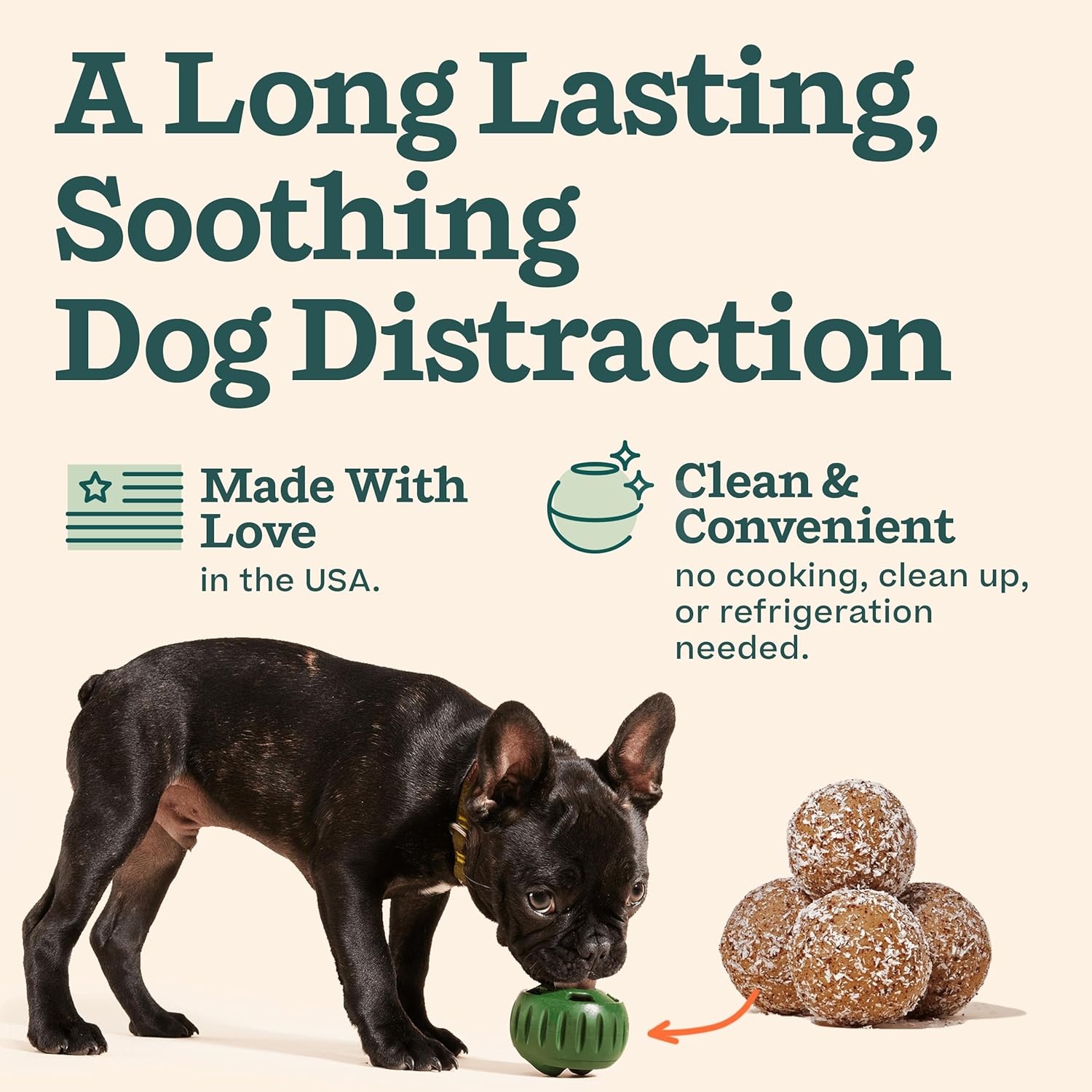 image:imageWoof Pupsicle Calming Starter Kit Pupsicle and Calming Pops Bundle LongLasting Interactive Dog Toy LowMess Design 10 Refills with Thiamine Tryptophan Passion Flower for XL Dogs 75 lbs and U